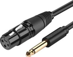 Kabel Ugreen Jack 6.3mm - XLR 2m czarny (UGR494BLK)