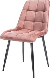  Selsey Krzesło tapicerowane Briare różowo - czarne