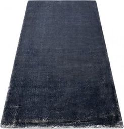  Dywany Łuszczów Dywan LAPIN Shaggy kość słoniowa / czarny antypoślizgowy, do prania, 133x180 cm