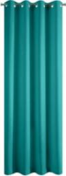 Eurofirany Zasłona jednokolorowa RITA 140X250 PRZEL Turkusowa