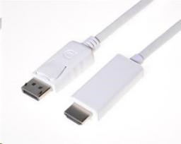 Kabel PremiumCord DisplayPort - HDMI 2m biały (kportadk01-02)