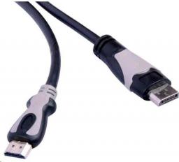 Kabel PremiumCord DisplayPort - HDMI 3m czarny (kportadk01-03)