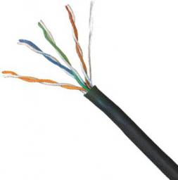  Lynx CS kabel UTP, Cat5E, drut, PVC, 305m (LX-SLD-UTP5E-OUT-BK)