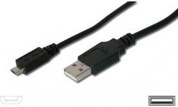 Kabel USB PremiumCord USB-A - microUSB 5 m Czarny (ku2m5f)