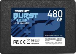 Dysk SSD Patriot Burst Elite 480GB 2.5" SATA III (PBE480GS25SSDR)