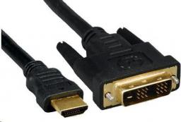 Kabel PremiumCord HDMI - DVI-D 10m czarny (kphdmd10)