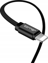 Kabel USB Jellico USB-A - 1.2 m Czarny (6971805920388)