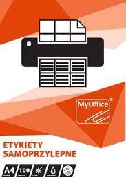 MyOffice ETYKIETY A4 MyOFFICE 70 X 25.4 MM (100)