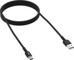 Kabel USB Krux USB-A - USB-C 1.2 m Czarny (KRX0047)