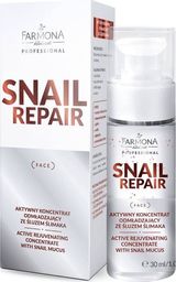  Farmona FARMONA PROFESSIONAL_Snail Repair Active Rejuvenating Concentrate With Snail Mucus aktywny koncentrat odmładzający ze śluzem ślimaka 30ml