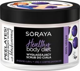  Soraya Healthy Body Diet wygładzająco odżywczy scrub do ciała z olejkiem z czarnej porzeczki 200g