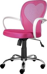 Krzesło biurowe Selsey Mia Różowe