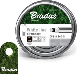  Bradas Wąż ogrodowy 1/2 50m WHITE LINE WWL1/250 5 warstw BRADAS 5656