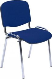Krzesło biurowe Nowy Styl Krzesło ISO chrome C-6 niebieskie