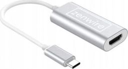 Adapter USB Zenwire ZW-01F USB-C - HDMI Srebrny  (109449291)