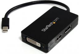 Adapter AV StarTech DisplayPort Mini - HDMI - D-Sub (VGA) - DVI-D czarny (MDP2DPDVHD)
