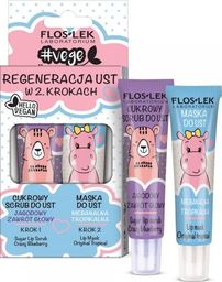  Floslek FLOS*LIP CARE VEGE Duo(Scrub jagoda+Maska trop)