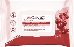  Cleanic Cleanic Intimate Nawilżany Papier toaletowy 1op.-40szt