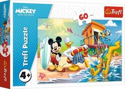  Trefl Puzzle 60 elementów Ciekawy dzień Myszka Miki