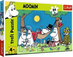 Trefl Puzzle 24 elementy Radosny dzień Muminków puzzle