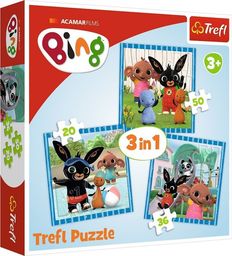  Trefl Puzzle 3w1 Zabawy z przyjaciółmi Bing