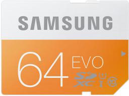 Karta Samsung EVO SDXC 64 GB Class 10 UHS-I/U1 (MB-SP64D/EU)