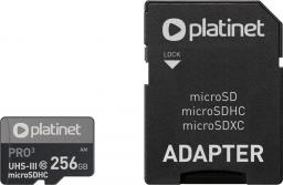 Karta Platinet Pro MicroSDHC 256 GB Class 10 UHS-III/U3 A2  (PMMSDX256UIII)