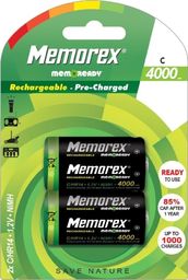  Memorex Akumulator C / R14 4000mAh 2 szt.