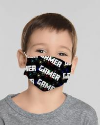  Omega Dziecięca Maska Ochronna Wielokrotnego Użytku Gamer 100% Bawełny