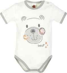 MAKOMA Body niemowlęce wyprawka Makoma ecru KR Stars&Bears 68