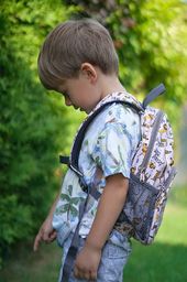 Hugger Plecak dla dzieci Hugger, Totty Tripper Medium, wiek 4-8 lat, wzór Safari