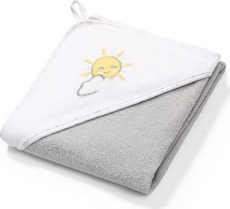 Babyono Okrycie kąpielowe frotte - ręcznik z kapturkiem 76x76cm (141/08)