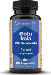  Pharmovit Wąkrotka azjatycka Gotu kola 4:1 ekstrakt 125 mg 90 kapsułek PharmoVit