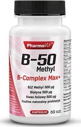  Pharmovit Witamina B-50 Methyl B-Complex Max+ 60 kapsułek PharmoVit