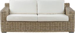 Beliani Sofa ogrodowa rattaowa jasnobrązowa ARDEA
