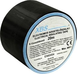  XBS Taśma izolacyjna PVC 0,13x50mm 20m czarna SZ50/B XBS 0218