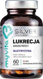  Proness Lukrecja ekstrakt z lukrecji Immuno Protect Glicyryzyna 60 kapsułek MyVita Silver