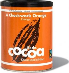 BECKS COCOA Czekolada do picia pomarańczowo-imbirowa Fair Trade Bezglutenowa BIO 250g - Becks Cocoa