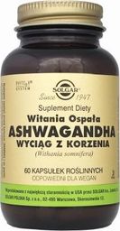 Solgar Witania ospała Ashwagandha Żeń-szeń indyjski wyciąg z korzenia 60 kapsułek Solgar