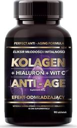  Intenson Kolagen kwas hialuronowy witamina C Perfect Anti - Aging Formula 90 tabletek Intenson
