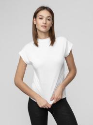 4f T-shirt damski H4L21-TSD038 biały r. S
