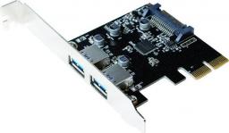 Kontroler LogiLink PCIe 2.0 x2 - 2x USB 3.2 Gen 2 (PC0080)