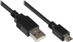 Kabel USB Good Connections USB-A - microUSB 1.8 m Czarny (93181)