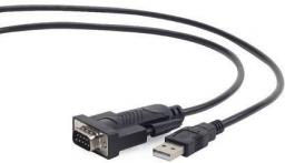 Kabel USB Gembird USB-A - 1.5 m Czarny (UAS-DB9M-02)