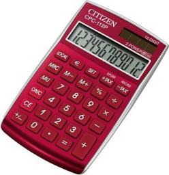 Kalkulator Citizen CPC-112 czerwony (CPC112RD)