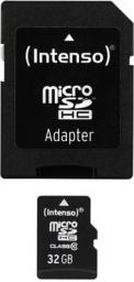 Karta Intenso MicroSDHC 32 GB Class 10  (3413480)