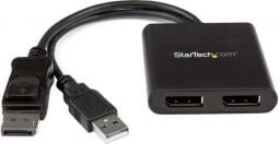  StarTech DisplayPort - DisplayPort, 0.06, Czarny (MSTDP122DP)