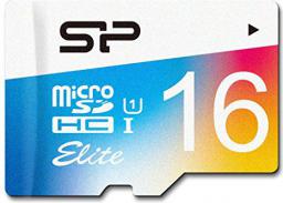 Karta Silicon Power Colorful Elite MicroSDHC 16 GB Class 10 UHS-I  (SP016GBSTHBU1V20SP)