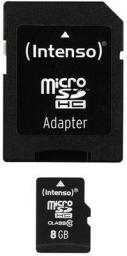 Karta Intenso MicroSDHC 8 GB Class 10  (3413460)