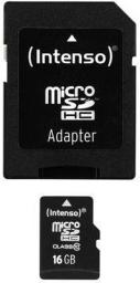 Karta Intenso MicroSDHC 16 GB Class 10  (3413470)